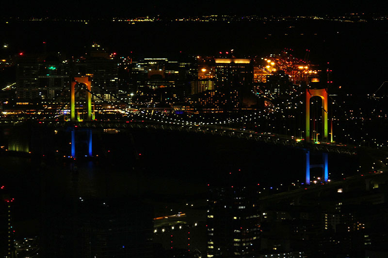 レインボーブリッジ夜景 東京タワーから 141218