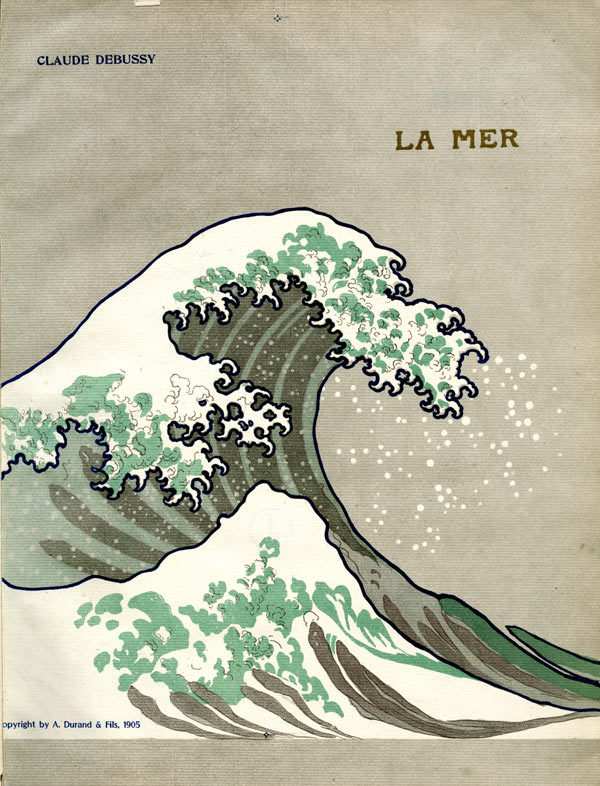 Debussy La Mer 1905年に出版された『海』初版スコアの表紙