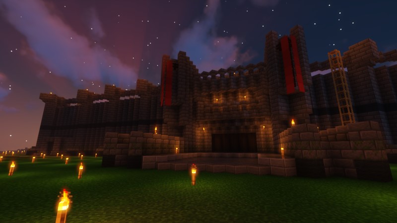夜のサンドリア城門