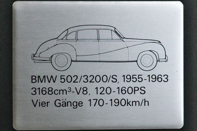 1/24　BMW502ミニカー