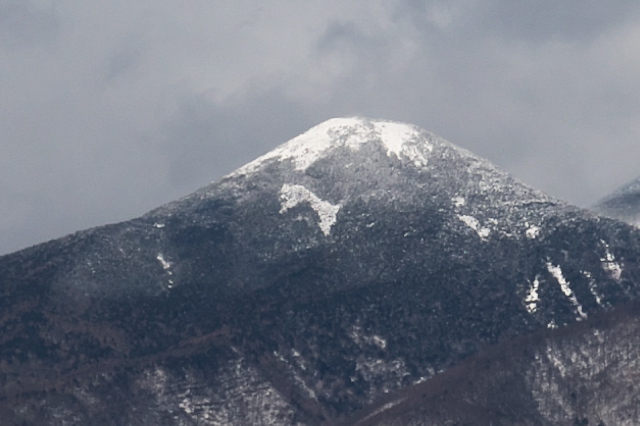 八ヶ岳連峰・編笠山の雪形 PUMA