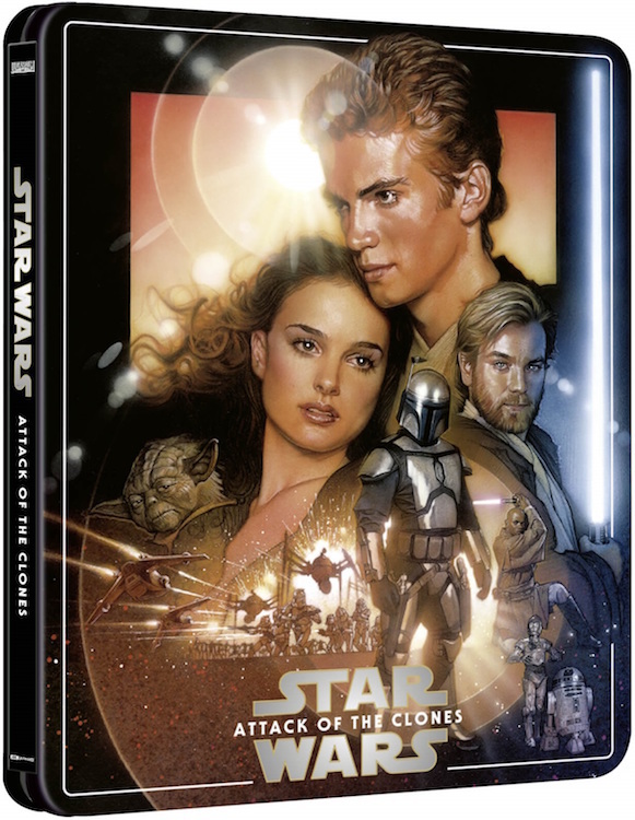 スター・ウォーズ エピソード2/クローンの攻撃 スチールブック Star Wars: Episode II Attack of the Clones Zavvi steelbook