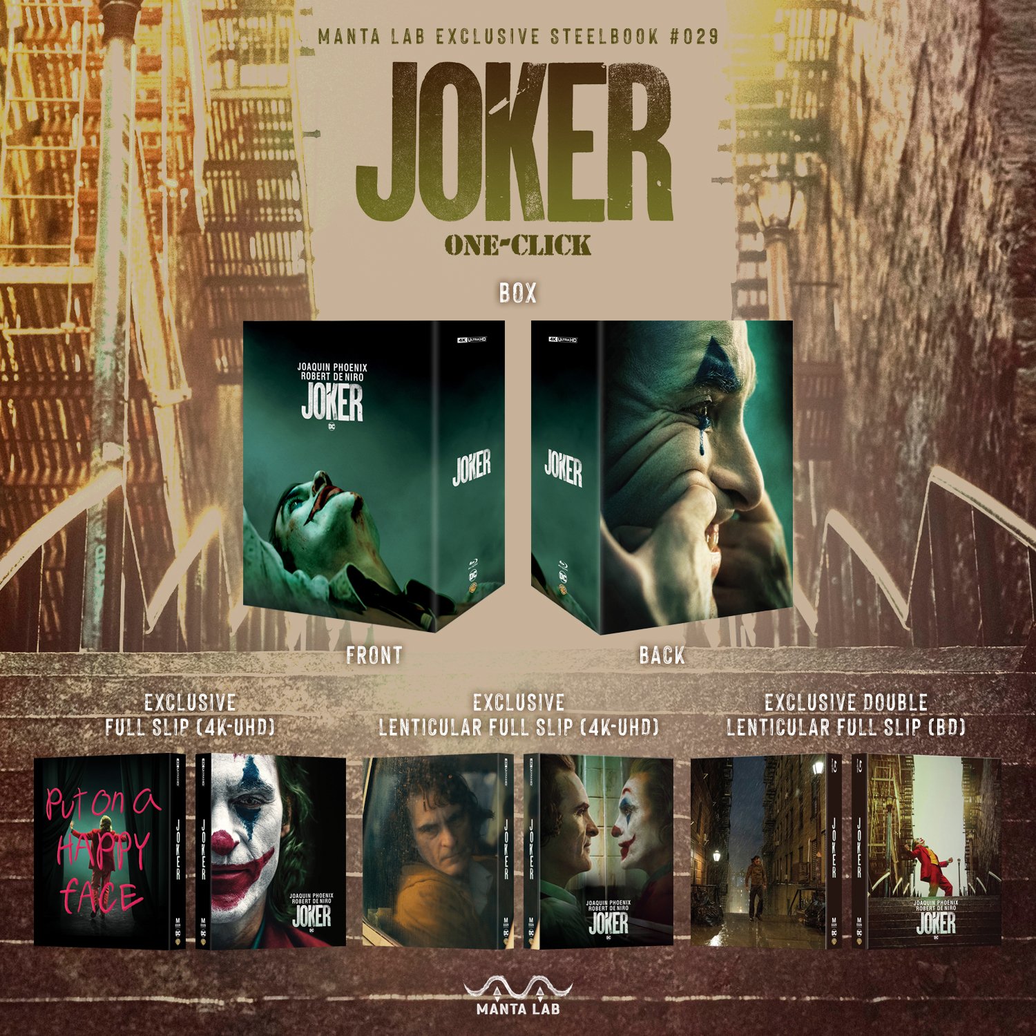 ジョーカー Manta Lab Joker steelbook スチールブック