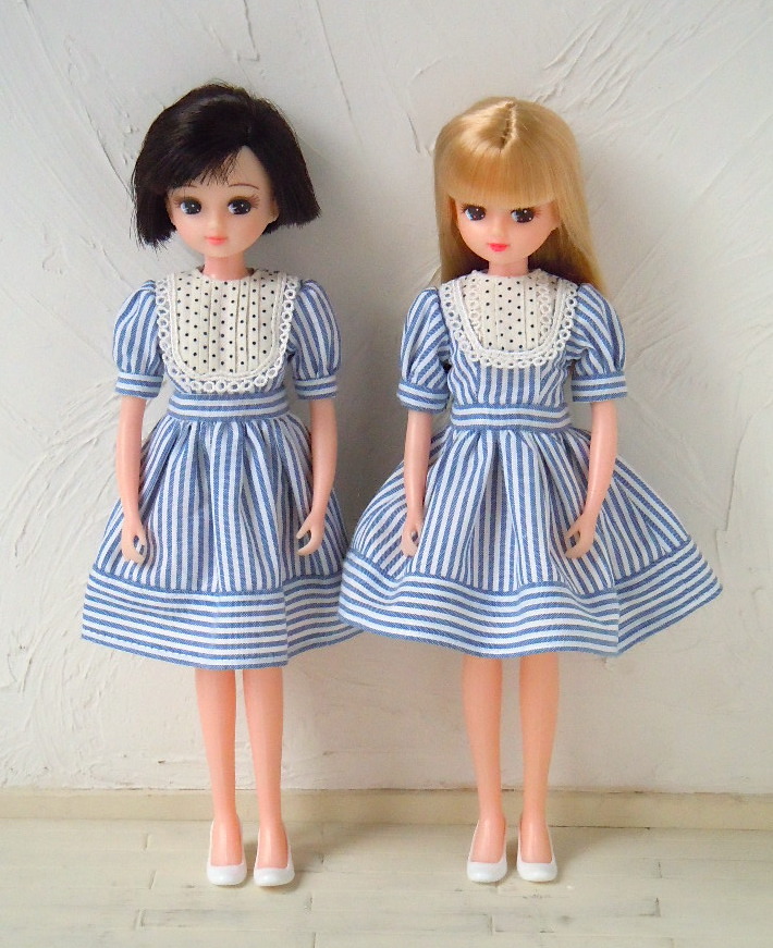 ジェニー＆リカちゃんサイズワンピース１ | 人形衣装館