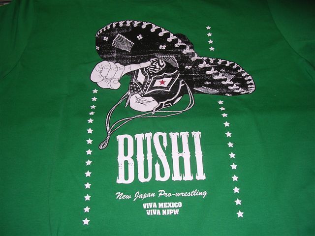 BUSHI　Team　BUSHI　Tシャツ(グリーン)