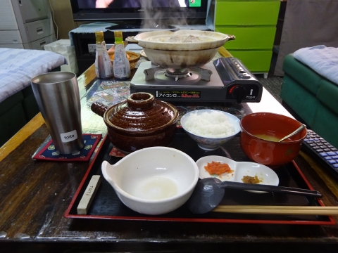 「ごま豆乳鍋つゆで、一人鍋をやってみました!」⑦
