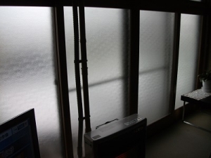 201110窓の雪